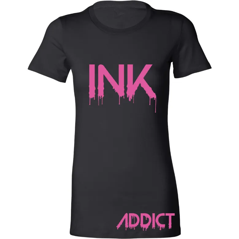 INK Drip Women's Slim Fit Tee