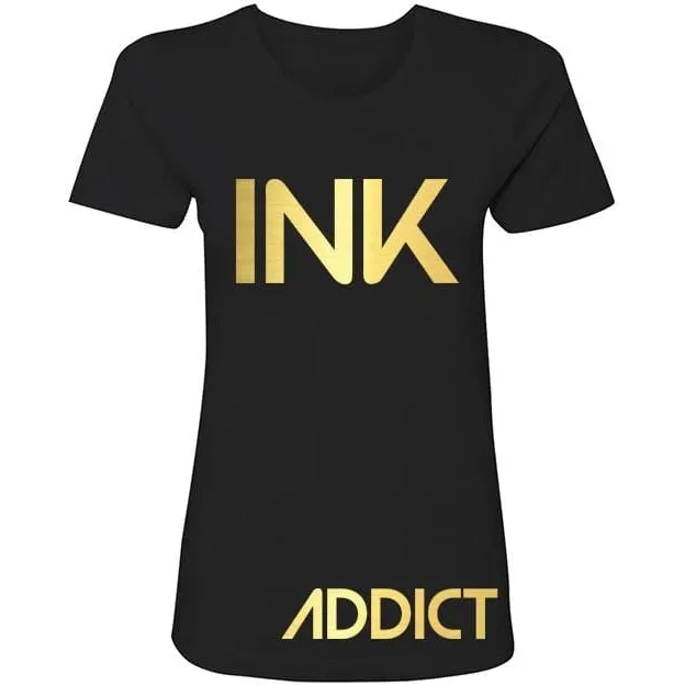 INK Gold Women's Slim Fit Tee