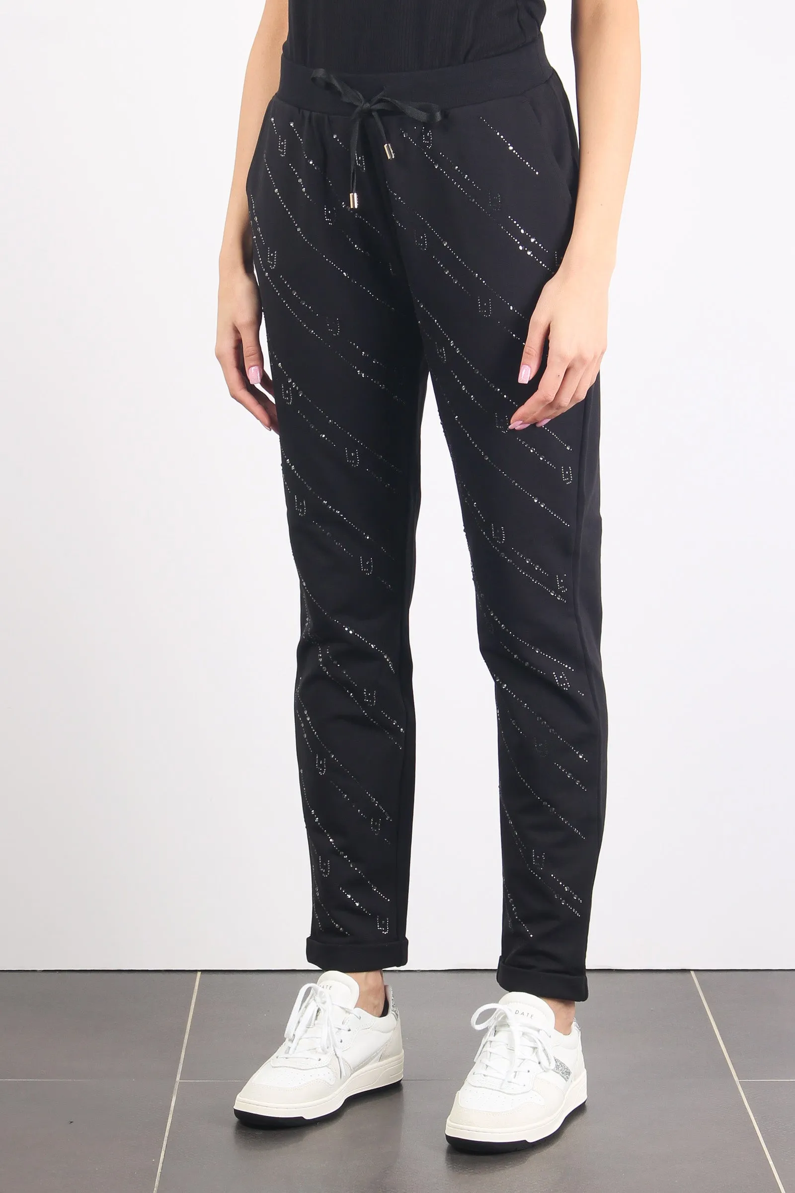 Jogging Multi Strass Nero/strass