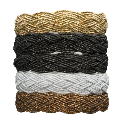 L. Erickson Braided Ponytail Holder 5-Pack