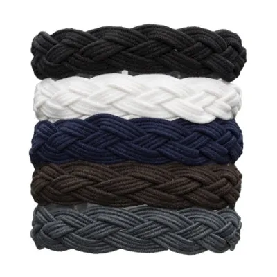 L. Erickson Braided Ponytail Holder 5-Pack