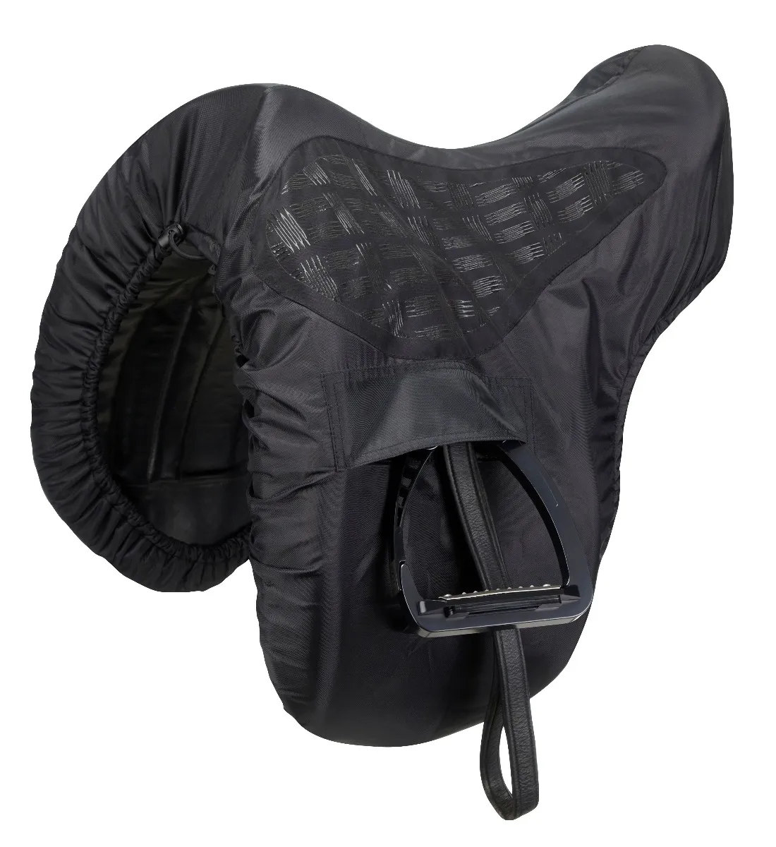 Le Mieux Prokit Ride On Dressage Saddle Cover Black | Ingatestone Saddlery