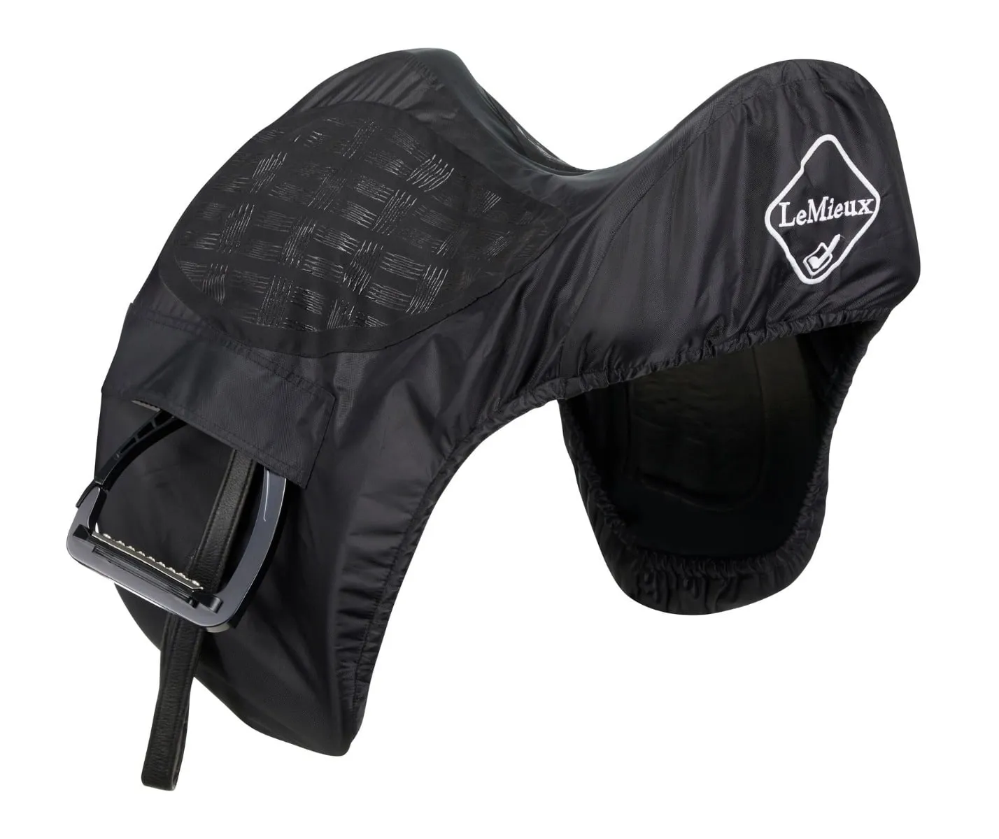 Le Mieux Prokit Ride On Dressage Saddle Cover Black | Ingatestone Saddlery