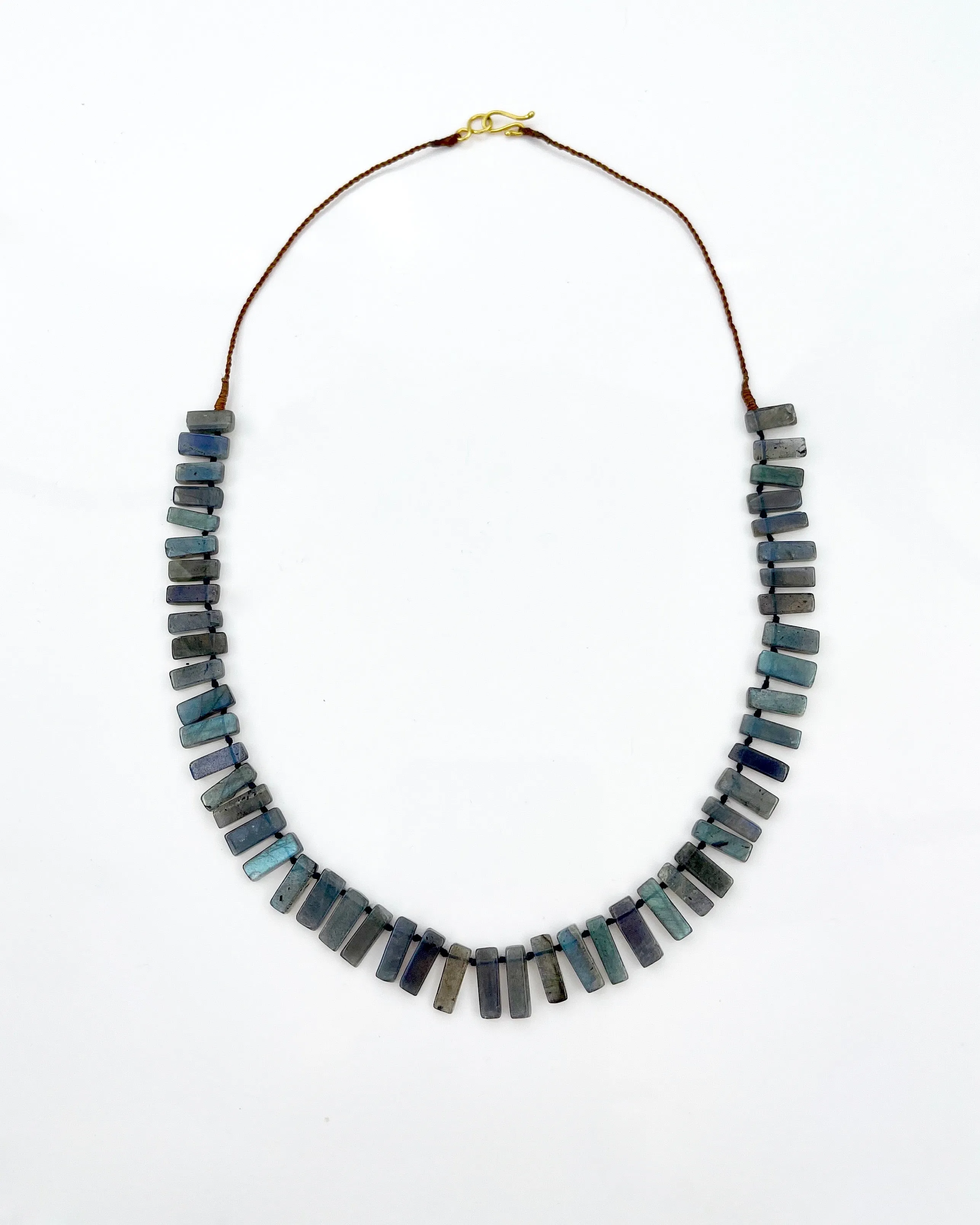 Lena Skadegard Rectangle Labradorite Necklace