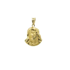 Medalla Santo Rostro Cristo 18x23mm Oro