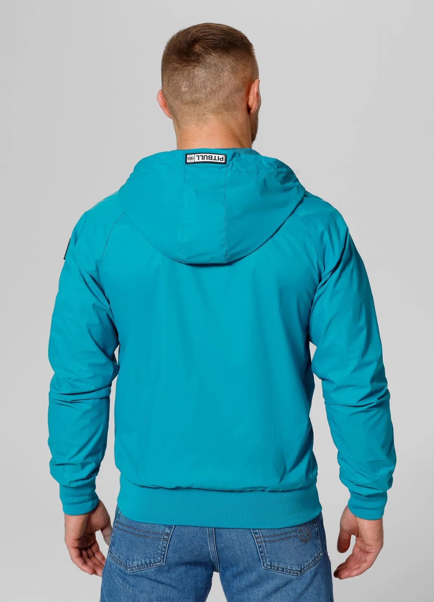 Men's transitional hooded jacket Athletic Logo