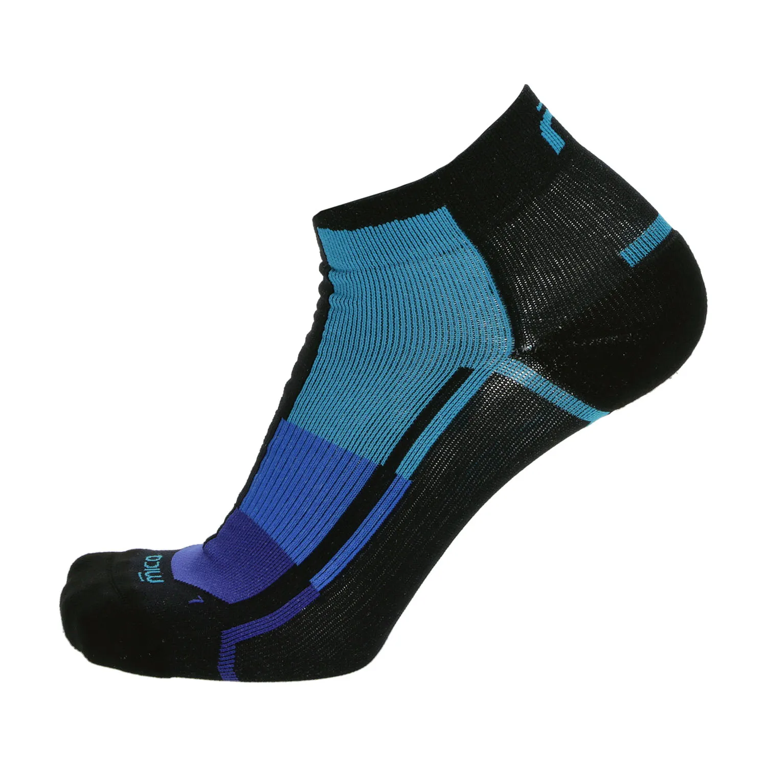 Mico Light Weight Odor Zero IONIC+ Calze Donna  Nero/Turchese