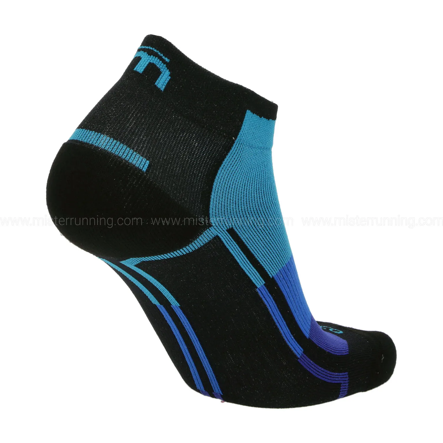 Mico Light Weight Odor Zero IONIC+ Calze Donna  Nero/Turchese