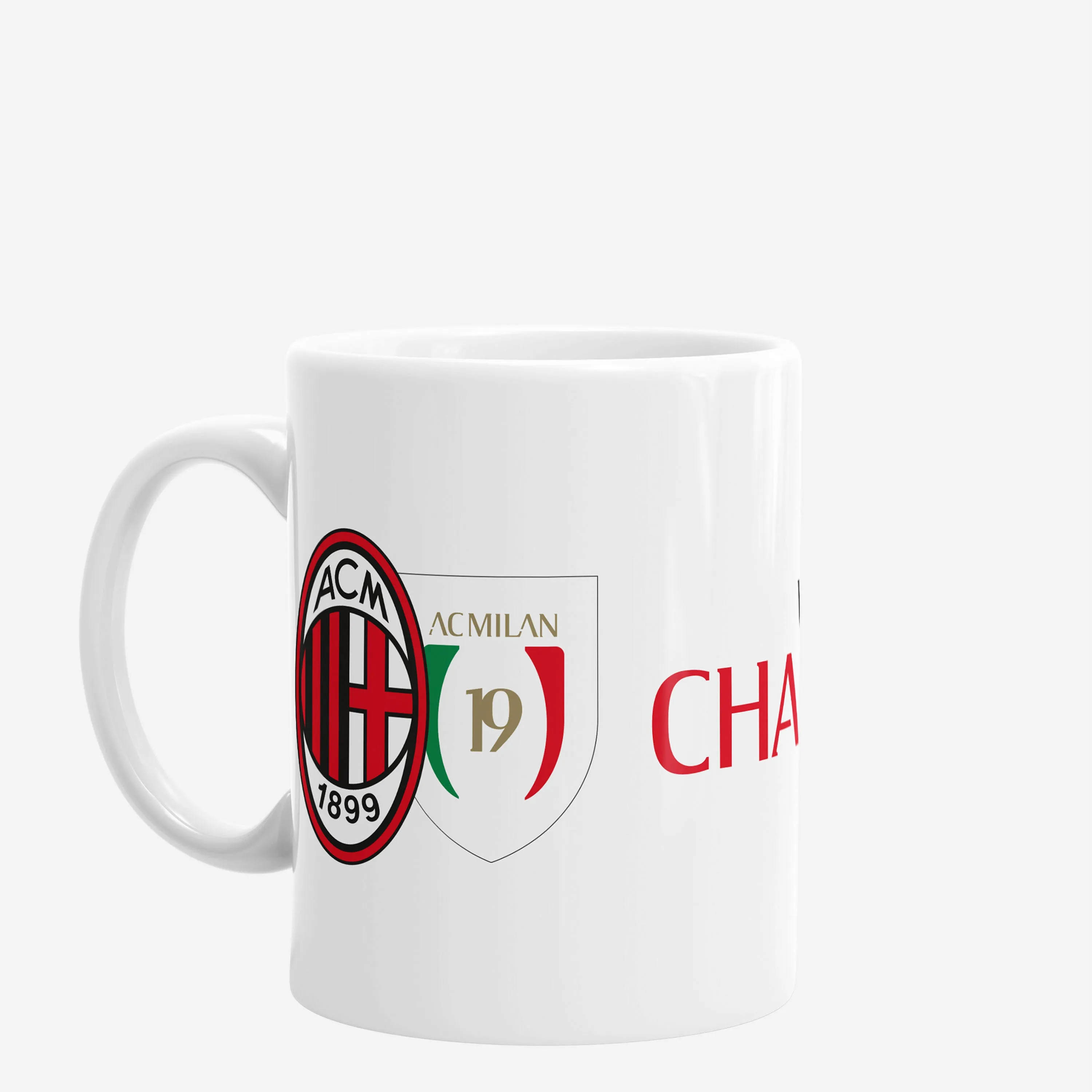 MILAN TAZZA WE THE CHAMPIONS LOGO