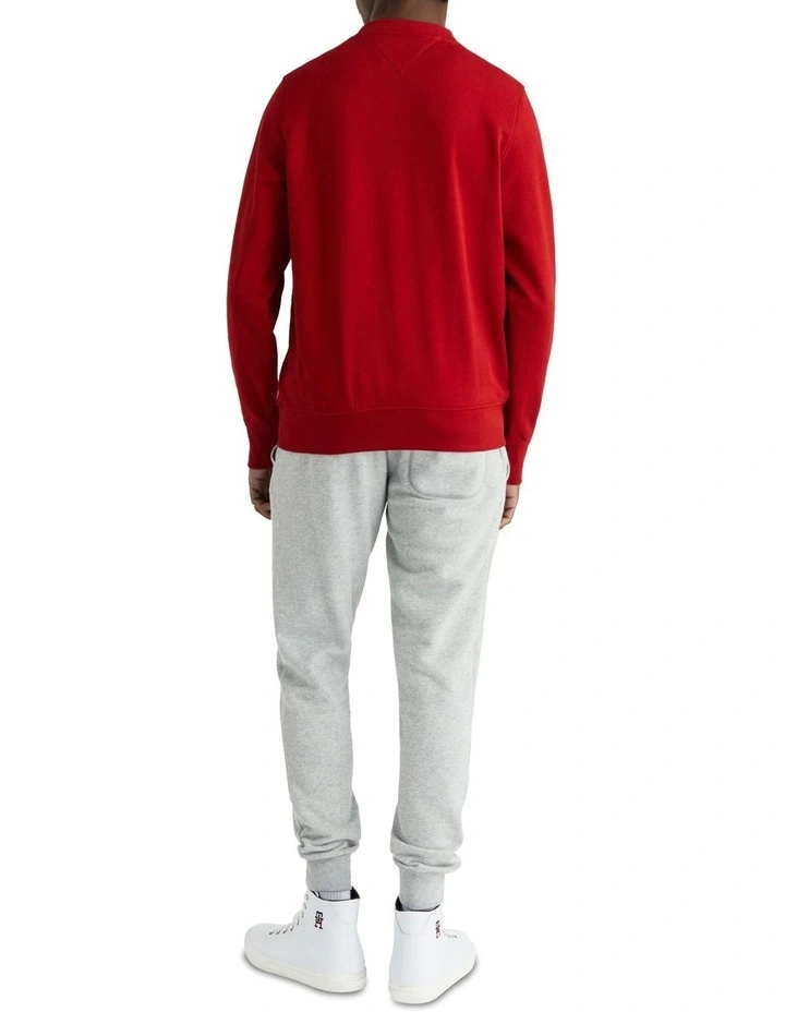 Monotype Graphic Sweatshirt in Red