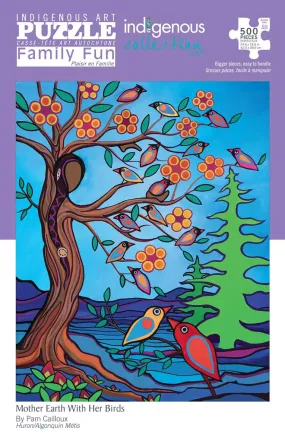  Mother Earth with Her Birds  Puzzle