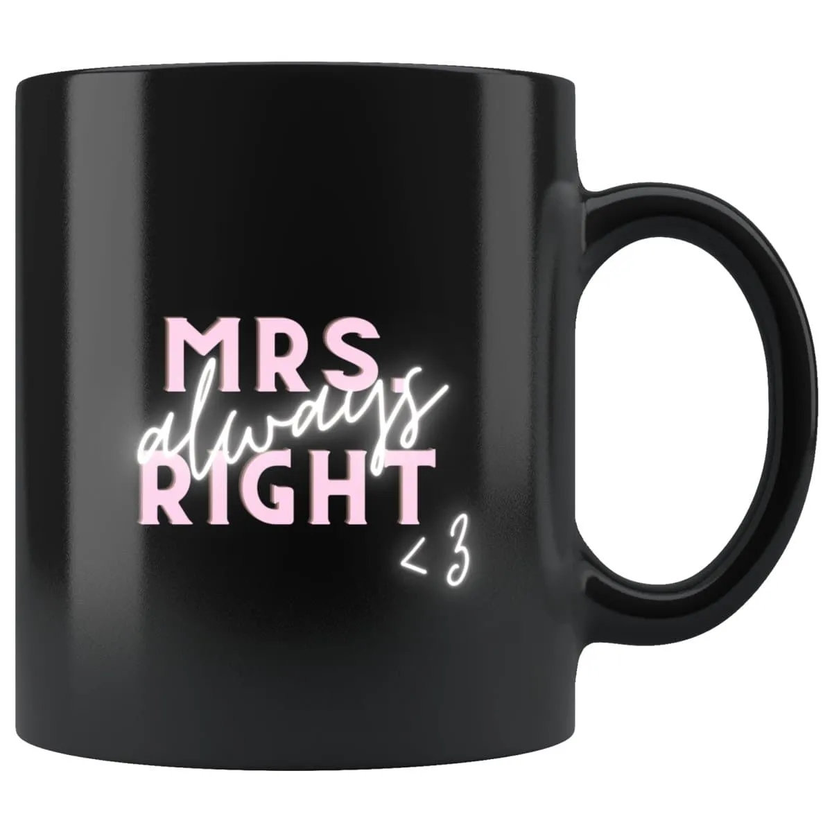 Mr. Right And Mrs. Always Right Matching Couple Mugs