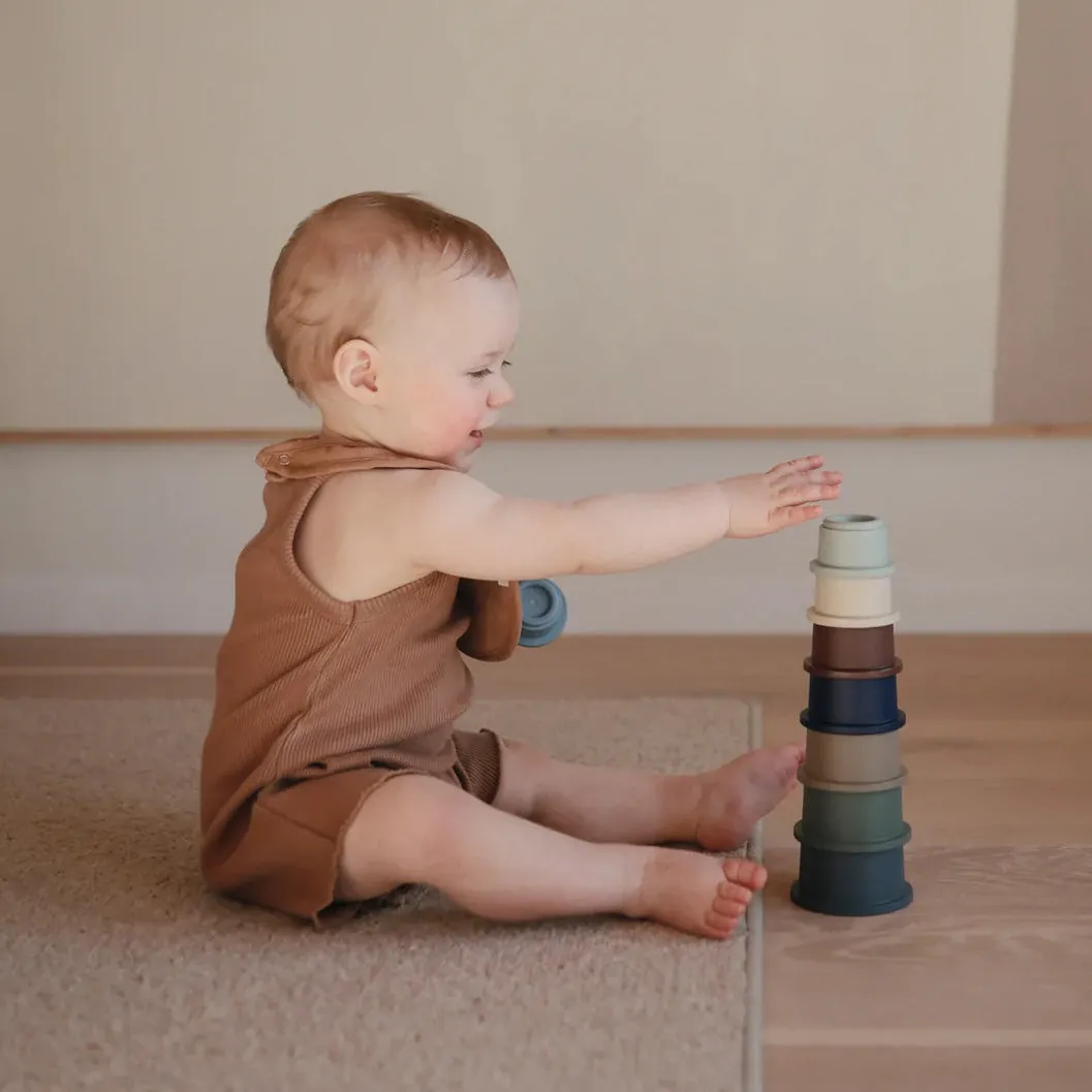 Mushie Stacking Cups Toy - Forest