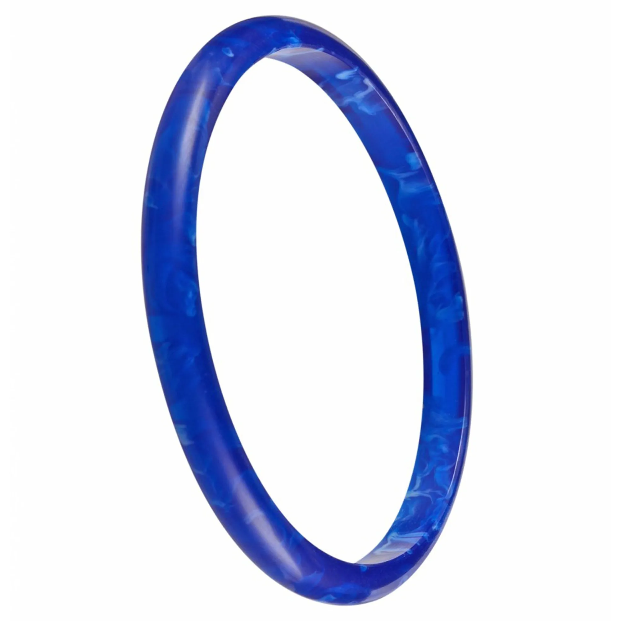 Nava Slim Bangle - Blue/Blue