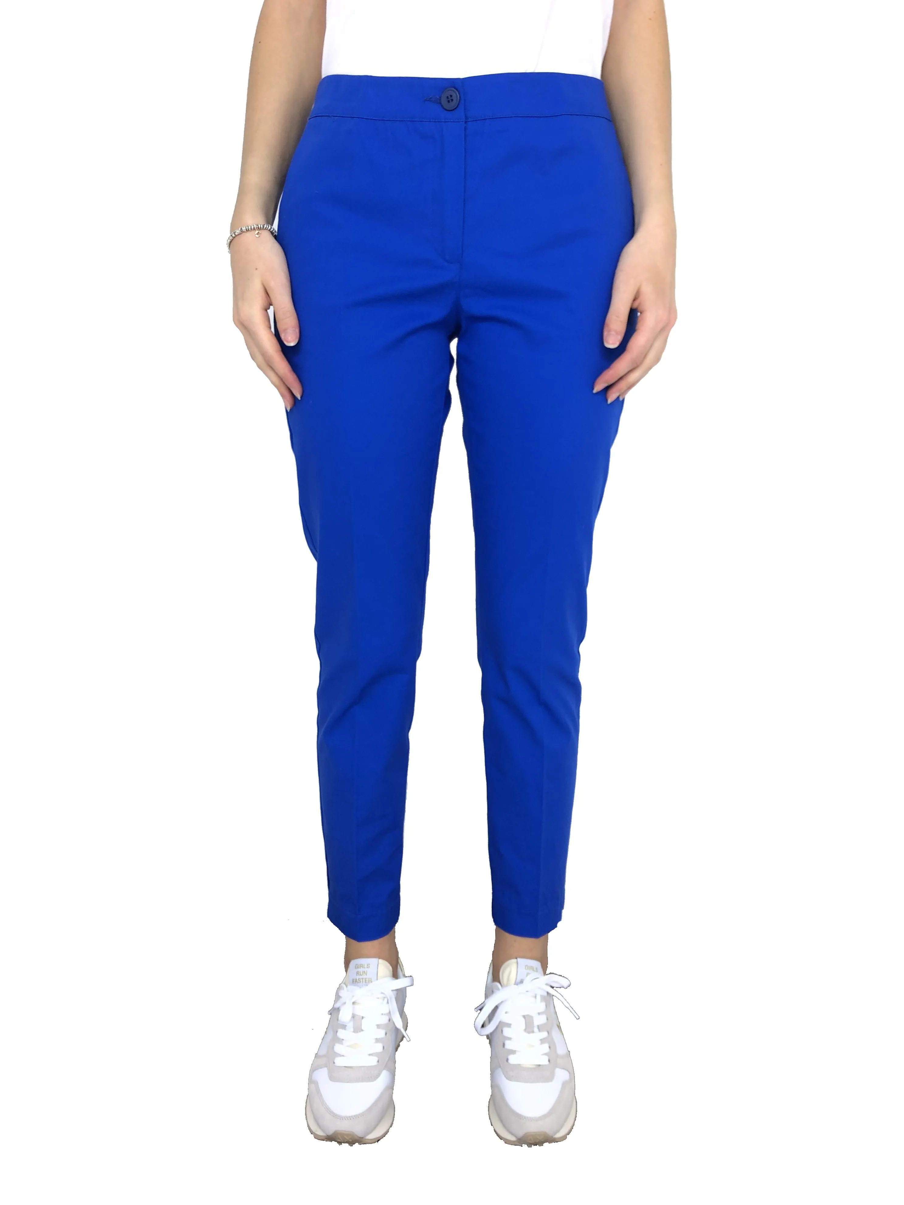 PANTALONE A SIGARETTA BLU