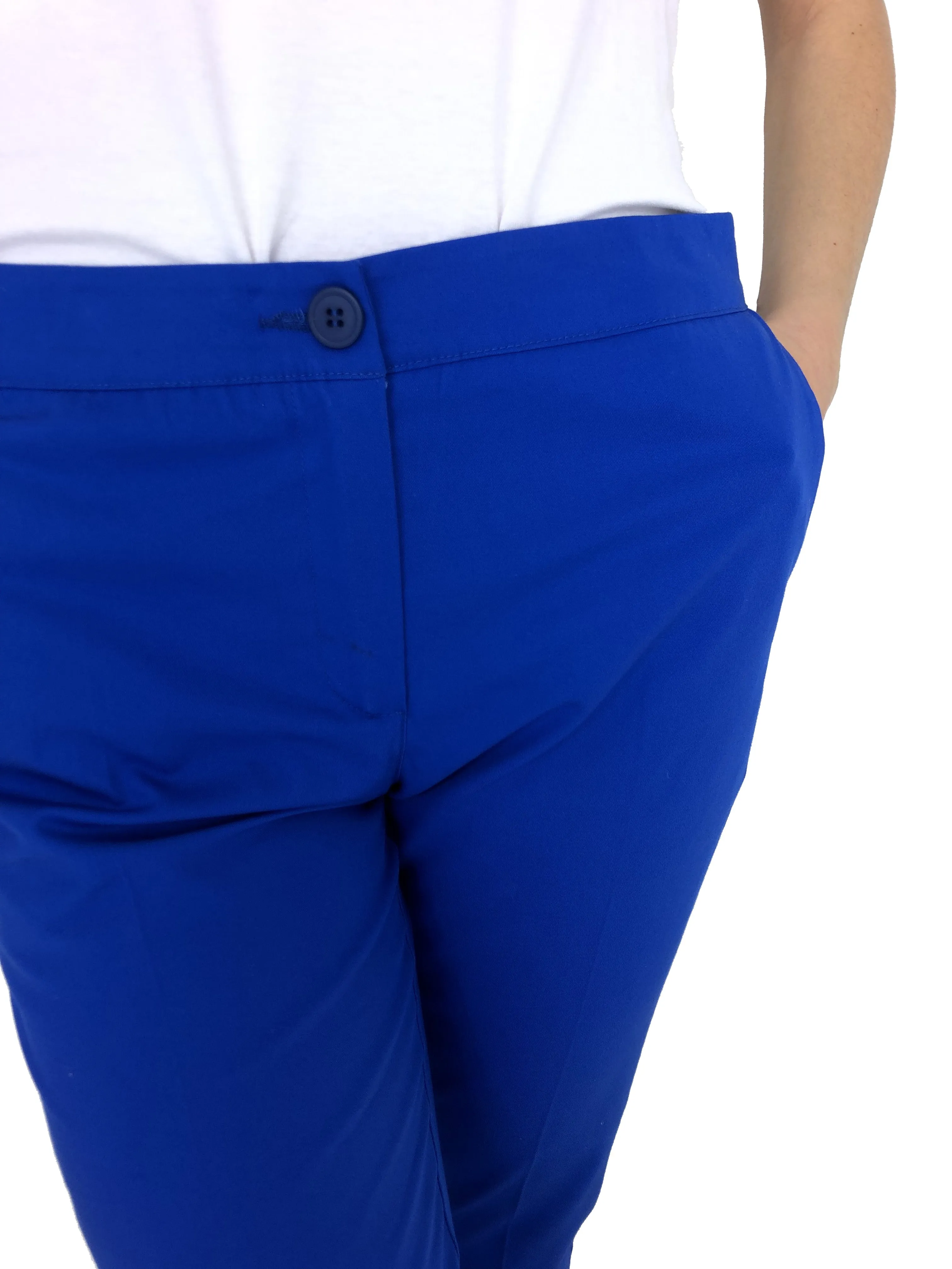 PANTALONE A SIGARETTA BLU