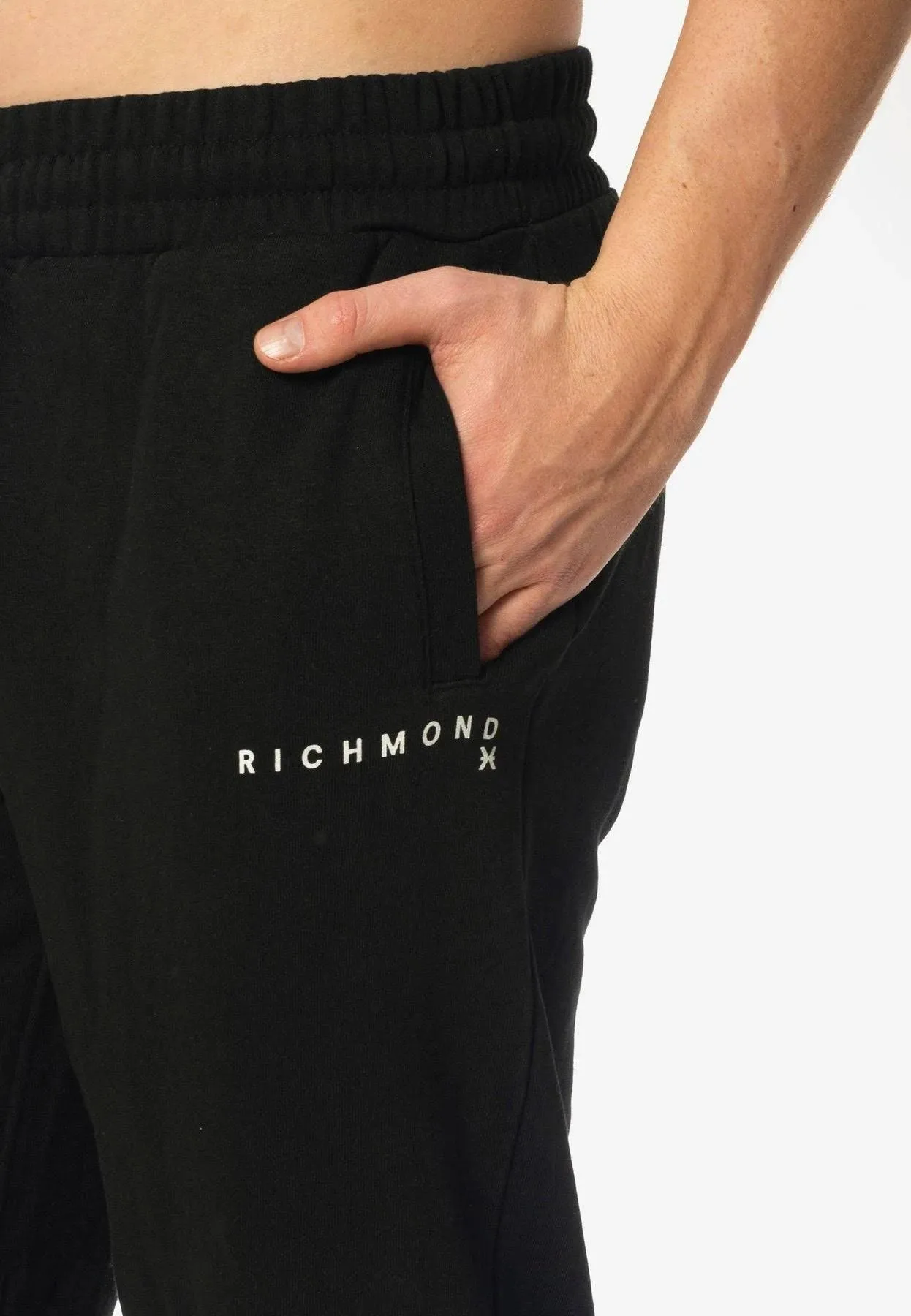 Pantalone RICHMOND X tuta cotone nero