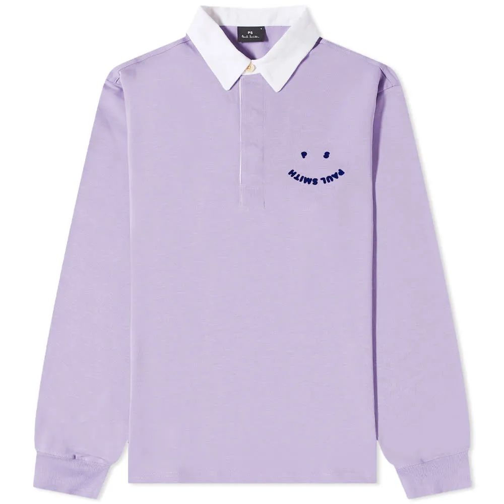 Paul Smith Happy Rugby ShirtPurple