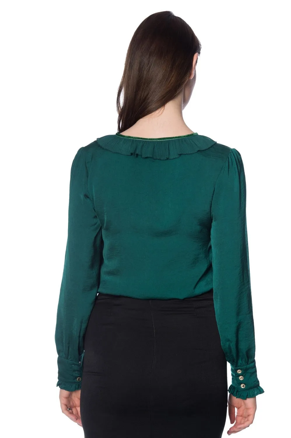 PERFECT PLEAT COLLAR TOP