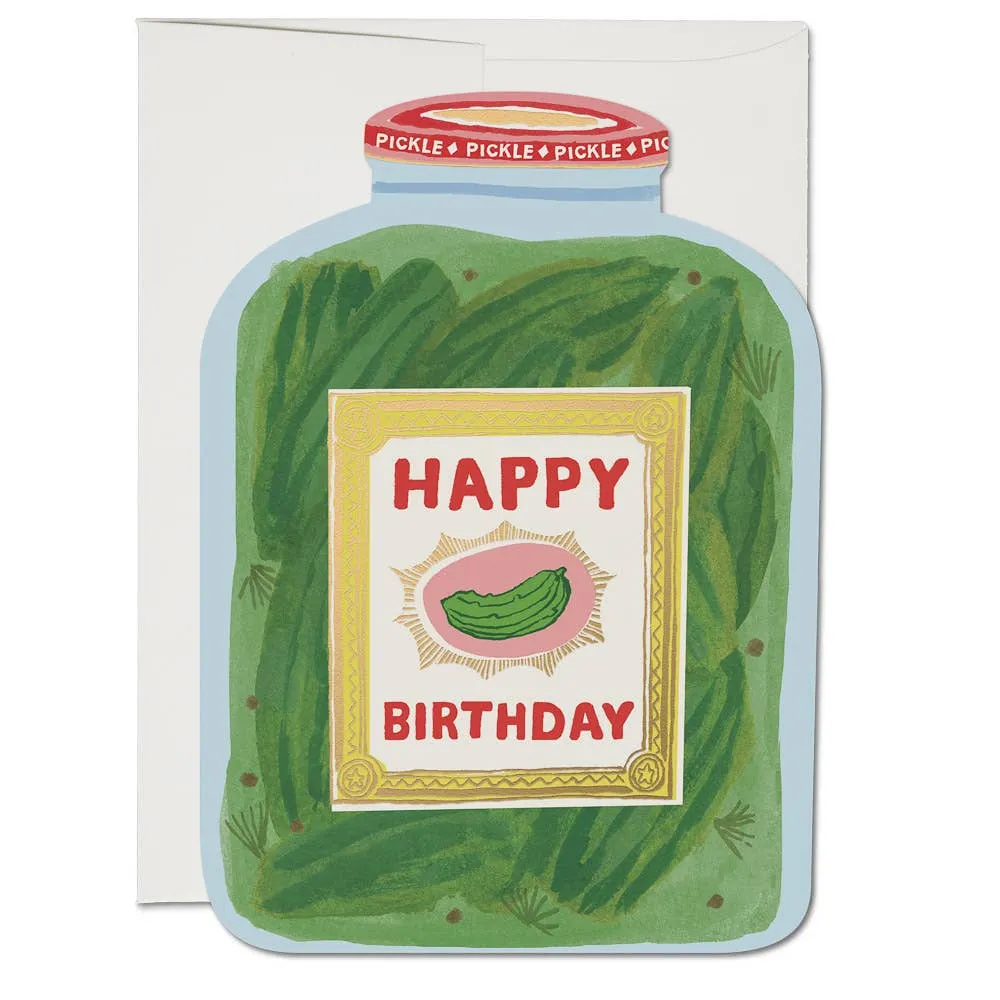 Pickle Jar Birthday Card