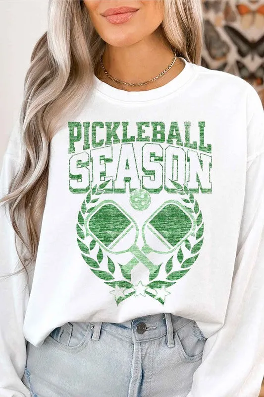 PICKLEBALL SEASON GRAPHIC SWEATSHIRT