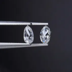 Pineapple Cut Matching Pair Of Lab Grown Diamond