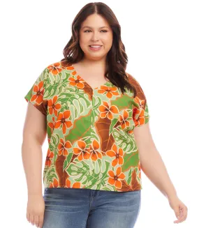 Plus Size Dolman Sleeve Top