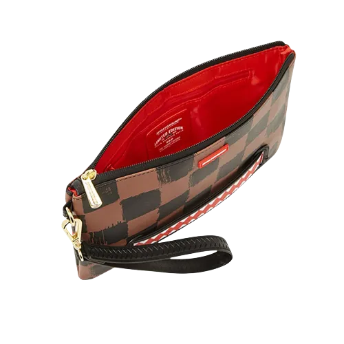 Pochette Sprayground Painted Marrone