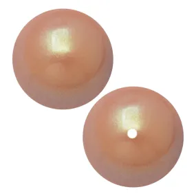 Preciosa Crystal Nacre Pearl, Round 6mm, Pearlescent Pink (25 Pieces)