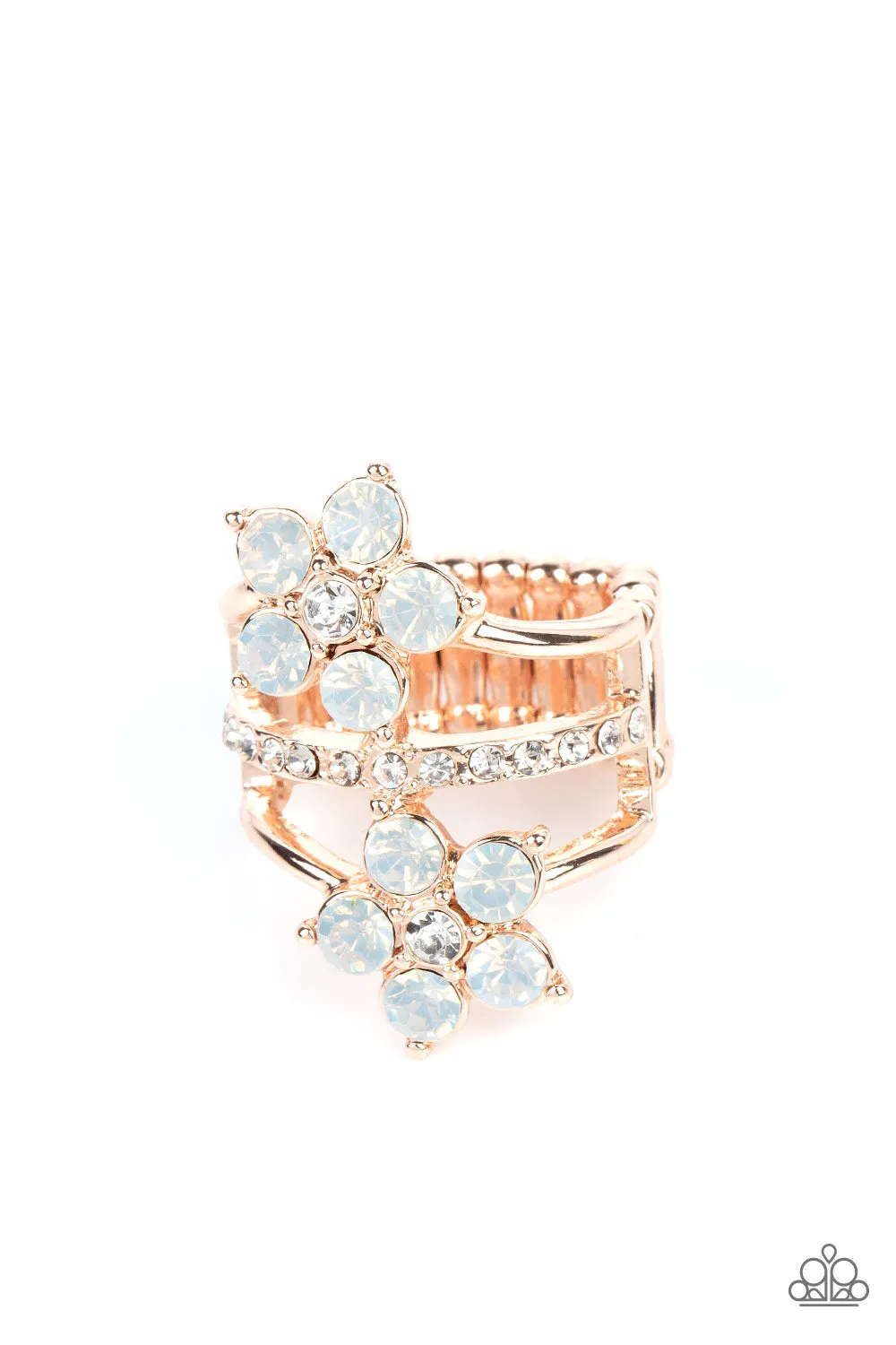 Precious Petals - Rose Gold ~ Paparazzi Ring