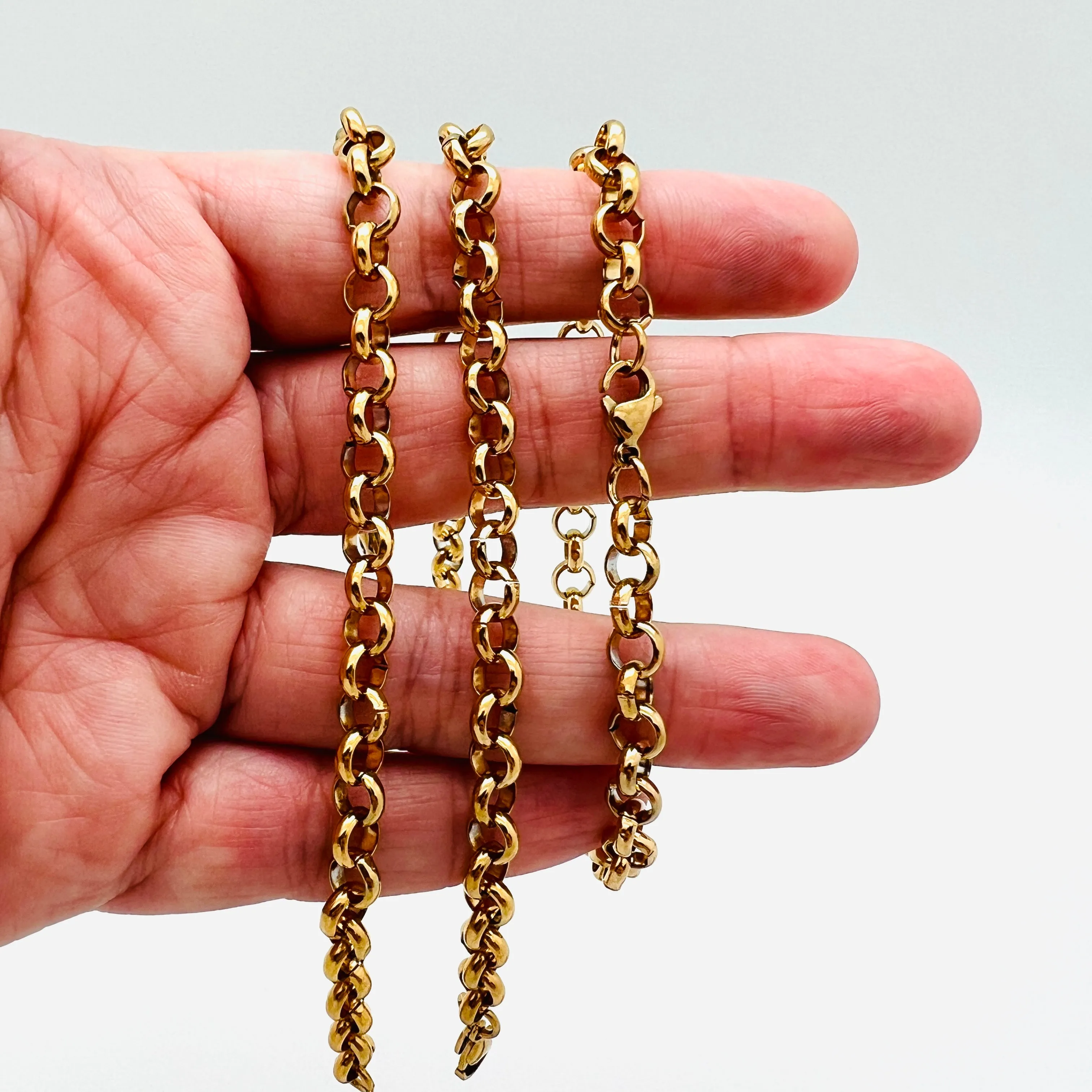 Rolo Chain Bracelet - Stainless - 7.5