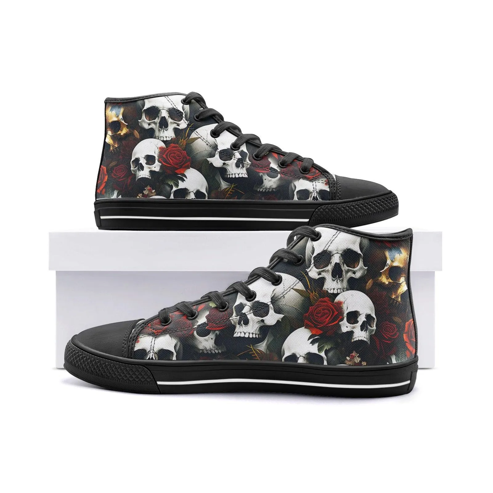 Rose Skulls Dark