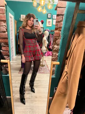 Salopette tartan