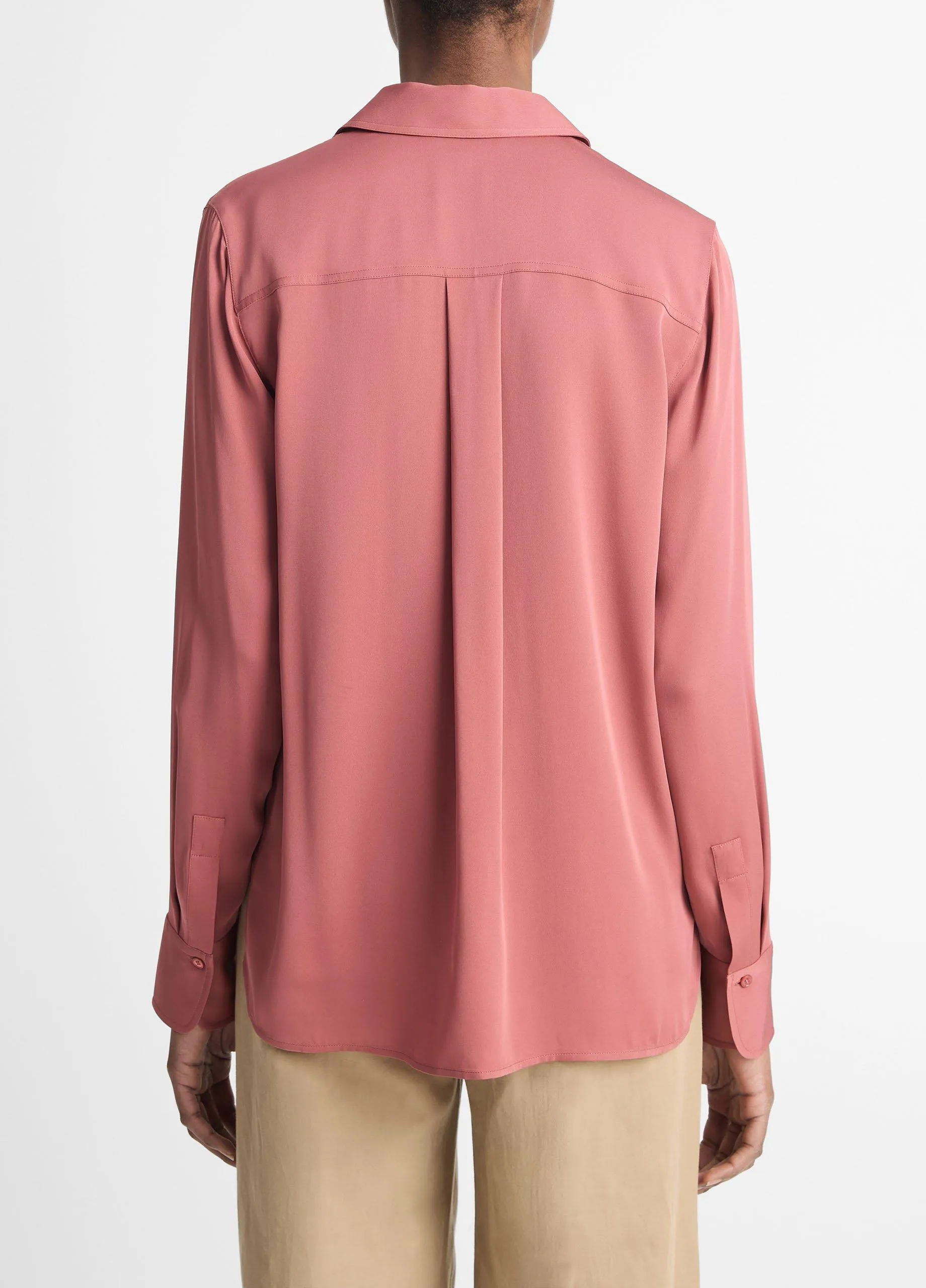 Silk Slim-Fit Blouse