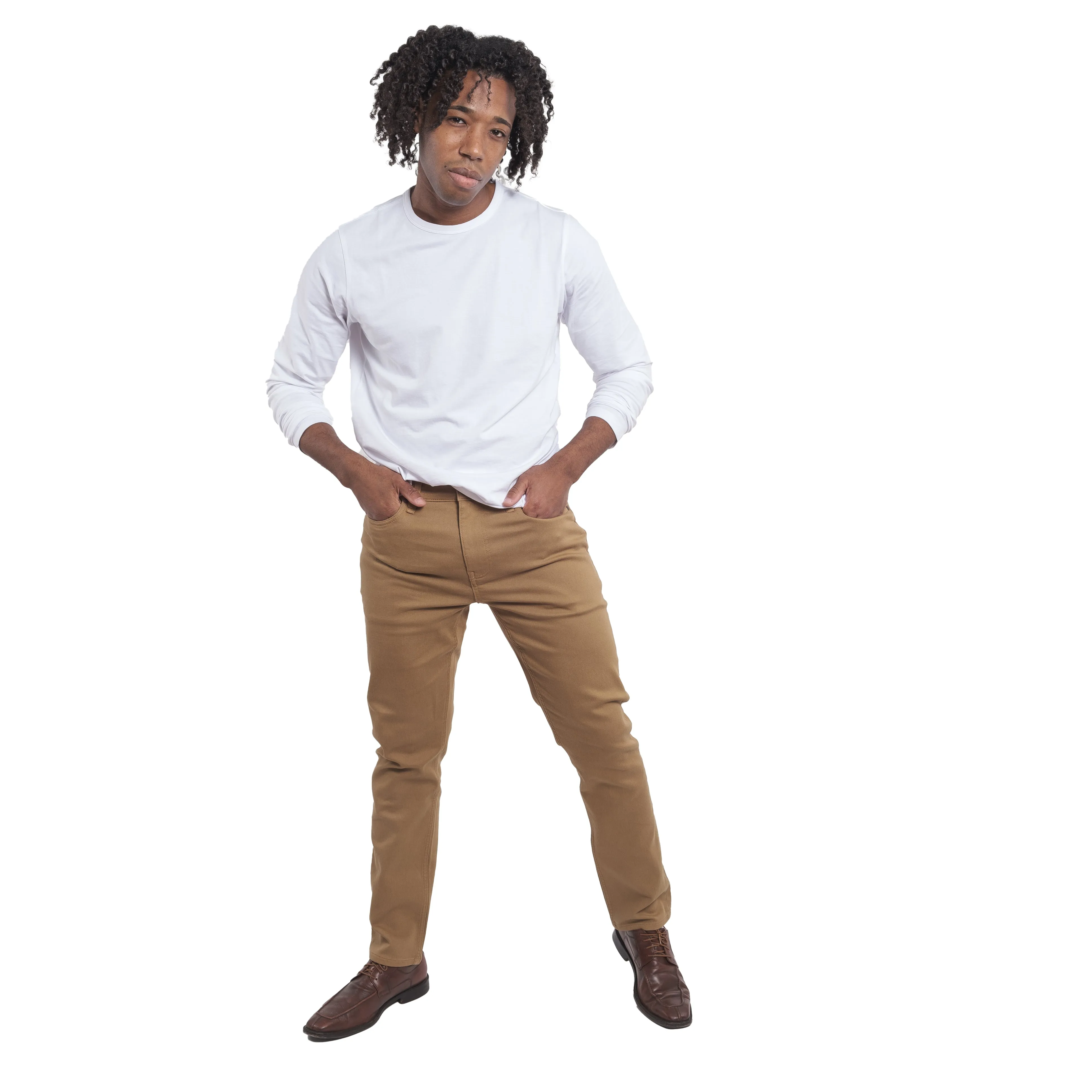 Slim Thick Fit / Denkhaki Tobacco (Brown)