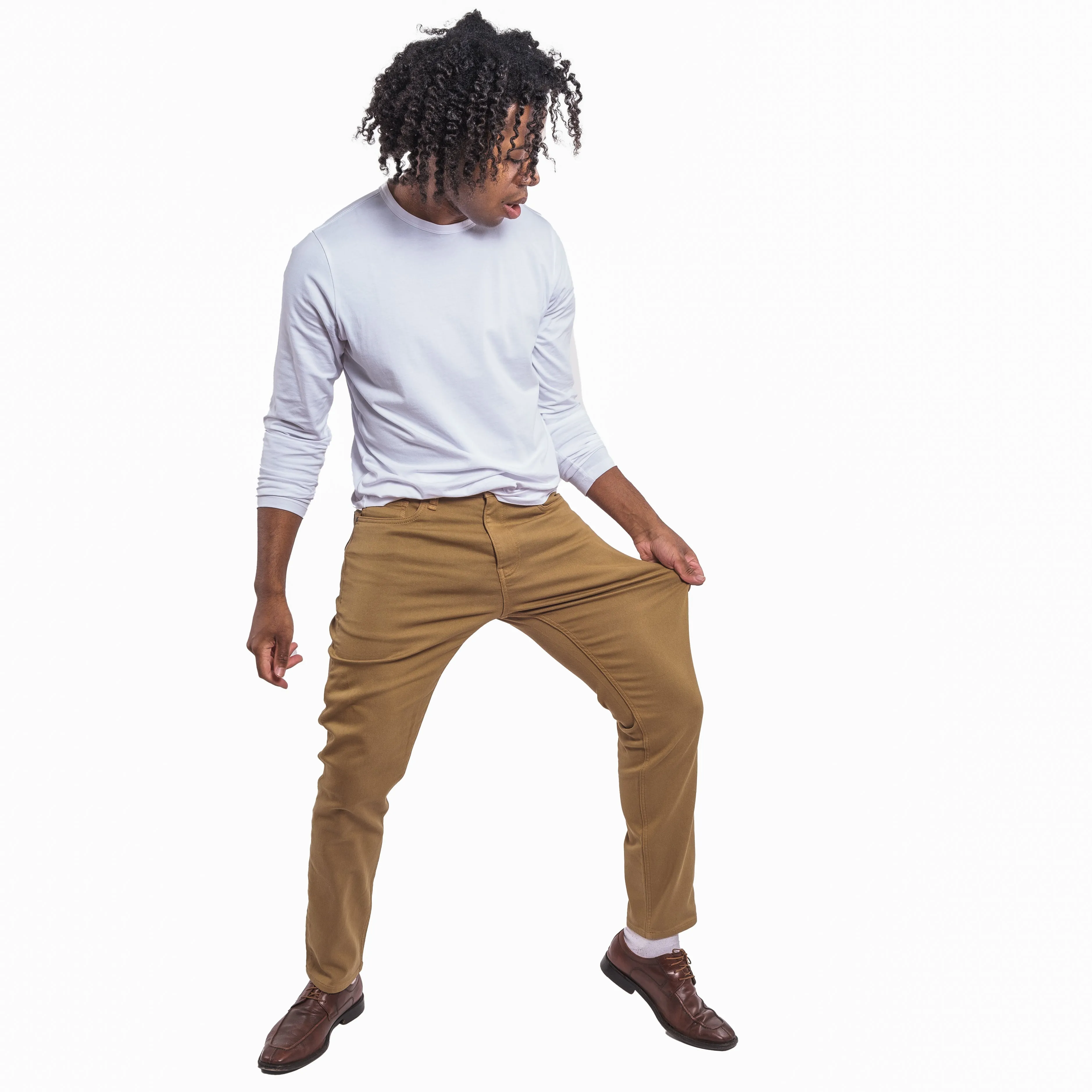 Slim Thick Fit / Denkhaki Tobacco (Brown)