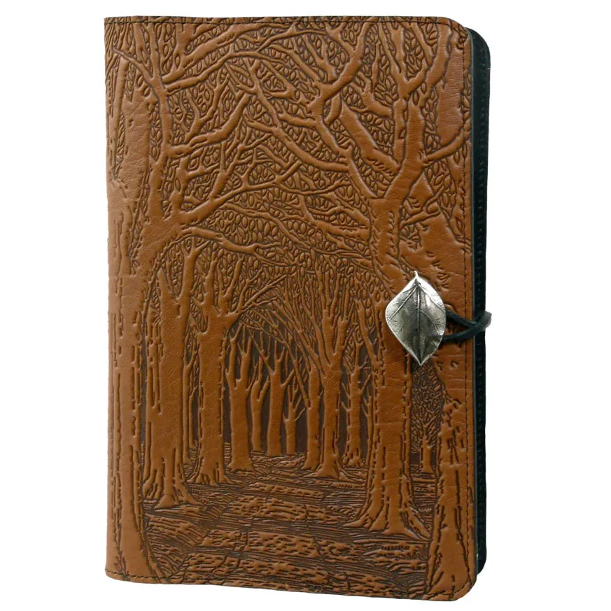 Small Leather Journal - Avenue of Trees in Saddle