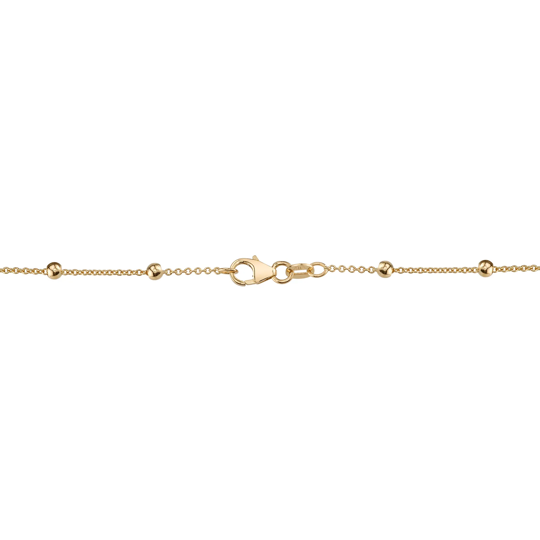 Sphere Chain Necklace - 14k Yellow Gold