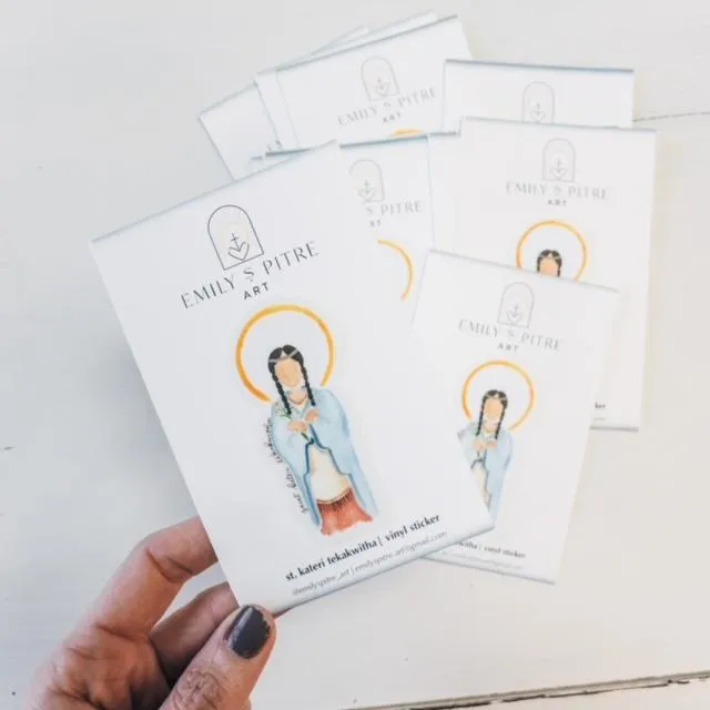 St. Kateri Tekakwitha Sticker