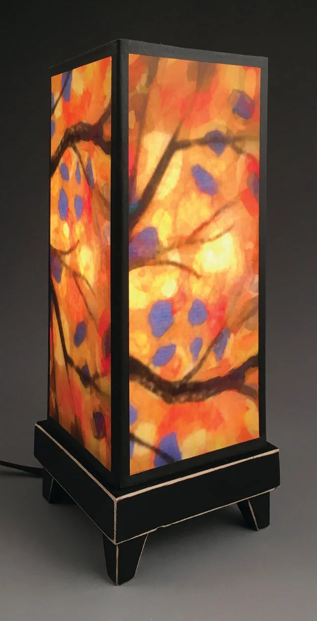 Stained Tree Lamp