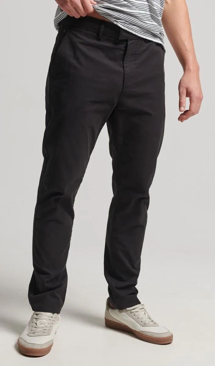 Superdry Studio Slim Casual Chinos Black