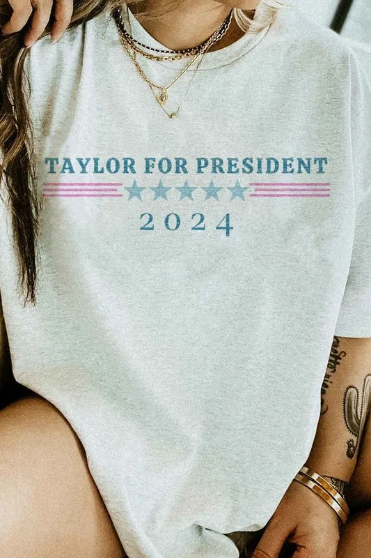 TAYLOR FOR PRESIDENT GRAPHIC TEE