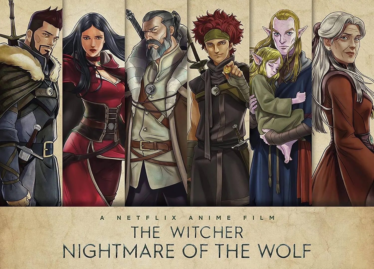 The Witcher Nightmare of the Wolf Jigsaw Puzzle (1000 Pieces)