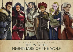 The Witcher Nightmare of the Wolf Jigsaw Puzzle (1000 Pieces)