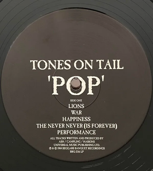 Tones On Tail ~ Pop