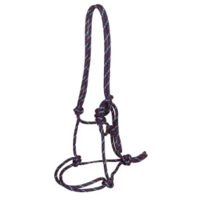 Toowoomba Saddlery Pro Series Rope Halter - Navy/Red/White - HALTS8FS06