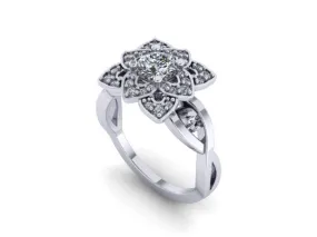 Twisted Petal Ring- UDINC0575