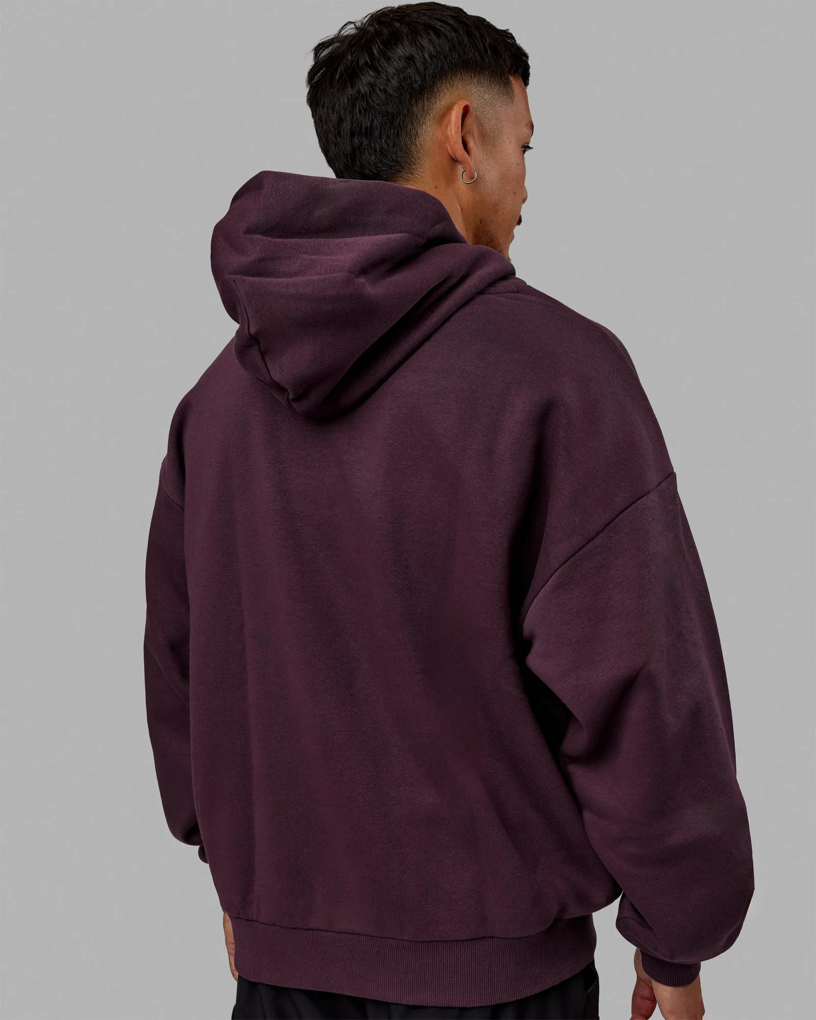 Unisex 1% Better Hoodie Oversize - Midnight Plum